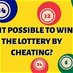 how to win the lottery by cheating